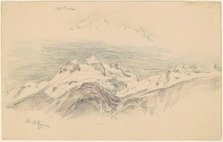 Mt. Baker and Mt. McKensie [recto], 1894. Creator: Samuel Colman.