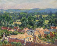 Vue du village de Giverny, 1886. Creator: Monet, Claude (1840-1926).