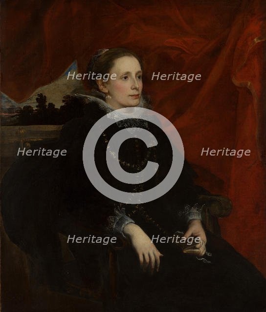 Portrait of a Woman, Called the Marchesa Durazzo, probably ca. 1622-25. Creator: Anthony van Dyck.