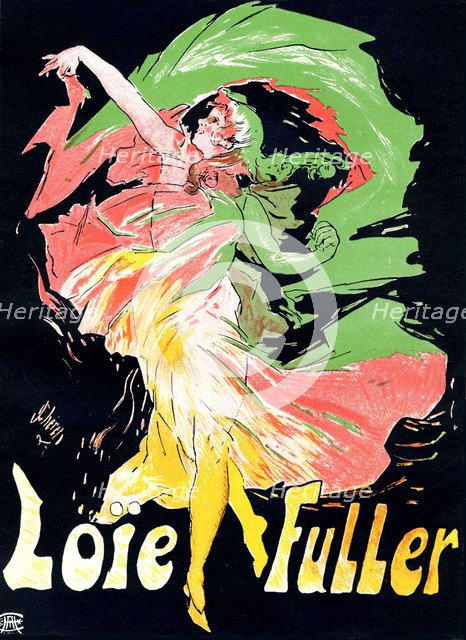 'Loïe Fuller' (poster), 1897.  Artist: Jules Cheret