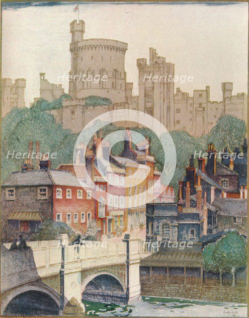 Windsor Castle, 1922. (1924). Artist: Dorothy Hutton