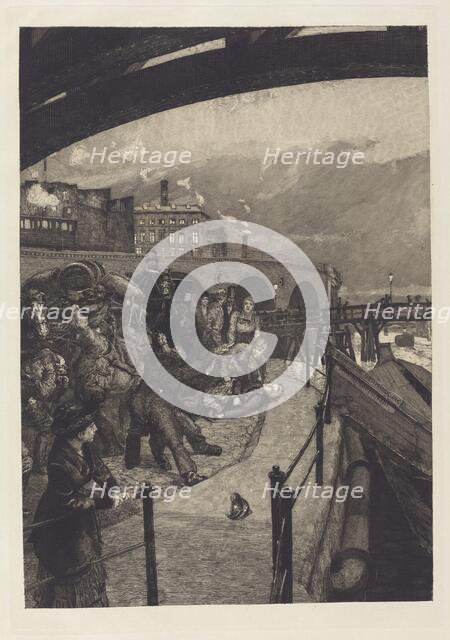 Ein Mord (A Murder), 1883. Creator: Max Klinger.