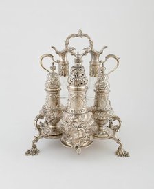 Cruet Set, London, 1762/63. Creator: John Delmester.