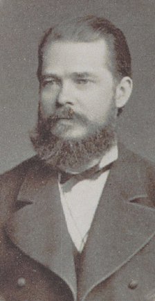 Portrait of Pyotr Ivanovich Jurgenson (1836-1903), 1870s.