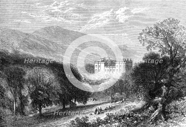 Chillingham Castle, Northumberland, visited by the Prince and Princess of Wales, 1872. Creator: Unknown.