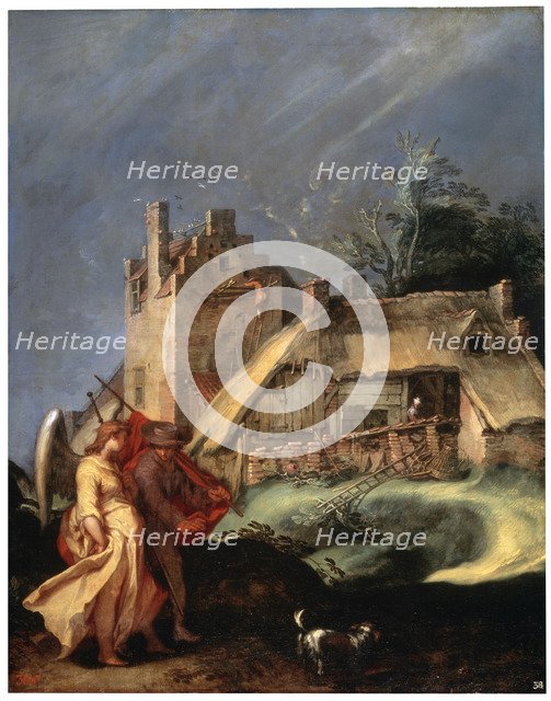 'Landscape with Tobias and the Angel', c1610-c1615. Artist: Abraham Bloemaert