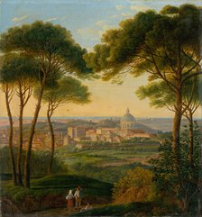 View of an Italian city, c1860. Creator: Karol Marko.