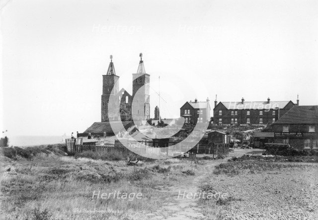 St Mary's Abbey, Reculver, Herne Bay, Kent, 1890-1910. Artist: Unknown