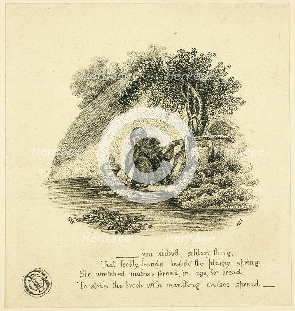 ...Yon Widow'd Solitary Thing, 1833. Creator: Unknown.
