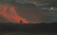 Fire in London, Seen from Hampstead, Oct. 16, 1834, as seen from Hampstead, ca. 1826. Creator: John Constable.