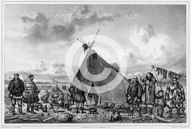 Chukchis, Northeast Coast of Asia, 19th century. Creators: Alexander Postels, Victor Adam, Godefroy Engelmann.