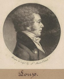 Loup, 1803. Creator: Charles Balthazar Julien Févret de Saint-Mémin.