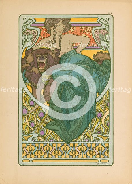 Documents Décoratifs, 1902. Creator: Mucha, Alfons Marie (1860-1939).