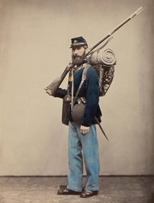 Fatigue, Marching Order, 1866. Creator: Attributed to Oliver H. Willard.