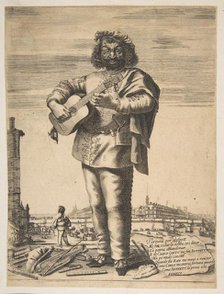 Carlo Cantu called Buffetto, 1646. Creators: Stefano della Bella, Jean Couvay.
