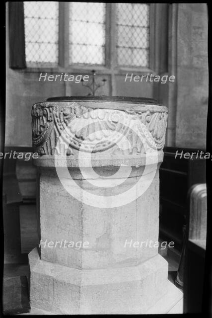 St Edmund's Church, Maids Moreton, Aylesbury Vale, Buckinghamshire, c1920. Creator: Marjory L Wight.