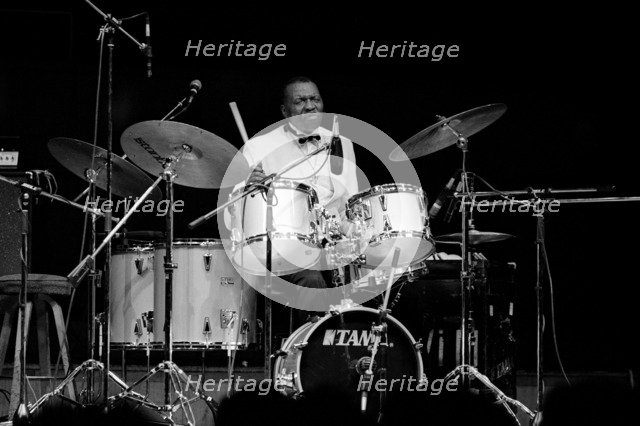Elvin Jones, Fairfield Halls, Croydon, Surrey, November, 1987. Artist: Brian O'Connor.