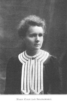 Marie Curie, Polish-born French physicist, 1910. Artist: Unknown