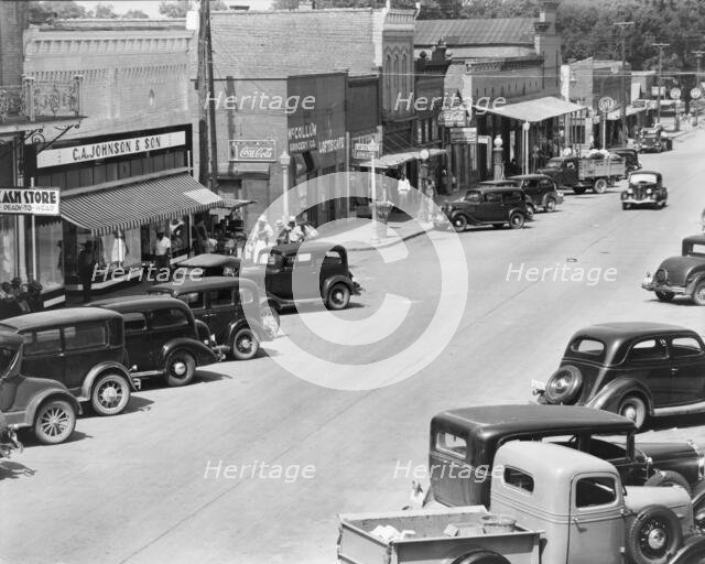 County seat of Hale County, Alabama, 1936. Creator: Walker Evans.