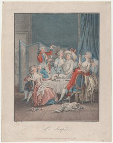 The Supper, 1787-93. Creator: Louis Marin Bonnet.