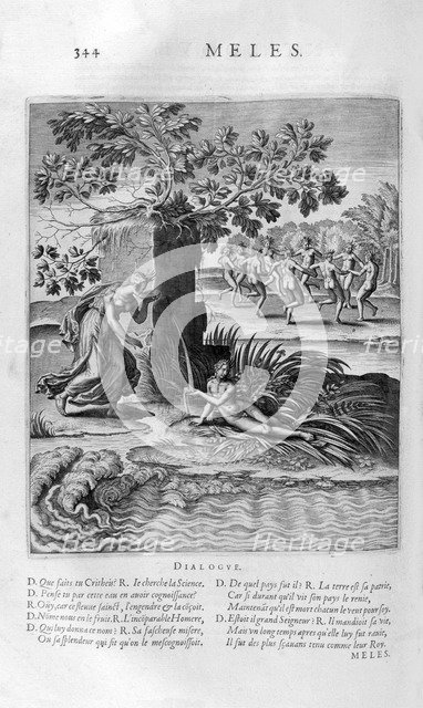'River Meles', 1615. Artist: Bernard Picart