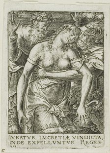 Lucretia, 1569. Creator: Etienne Delaune.