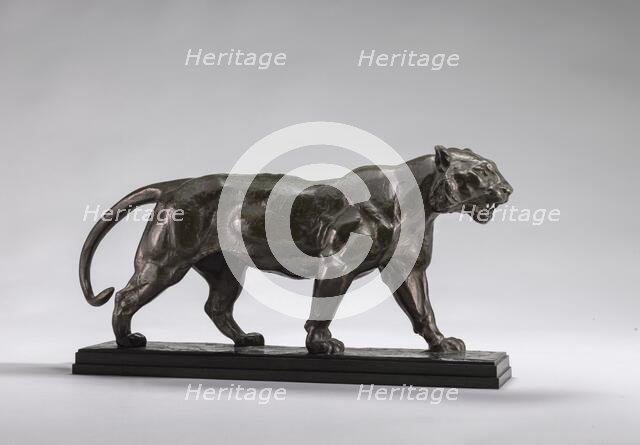Walking Tiger, model 1841, cast by 1873. Creator: Antoine-Louis Barye.