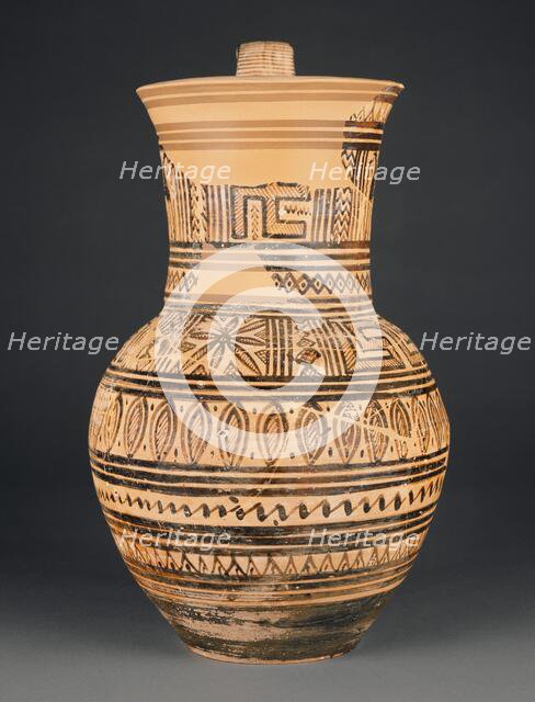 Attic Geometric Oinochoe, 750-700 BC. Creator: Unknown.