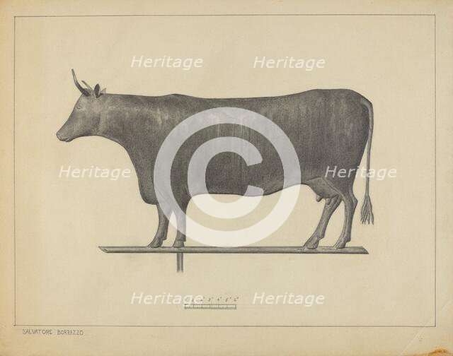 Weather Vane Finial, c. 1937. Creator: Salvatore Borrazzo.