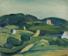 Landscape, Birkerod, 1917. Creator: Harald Giersing.