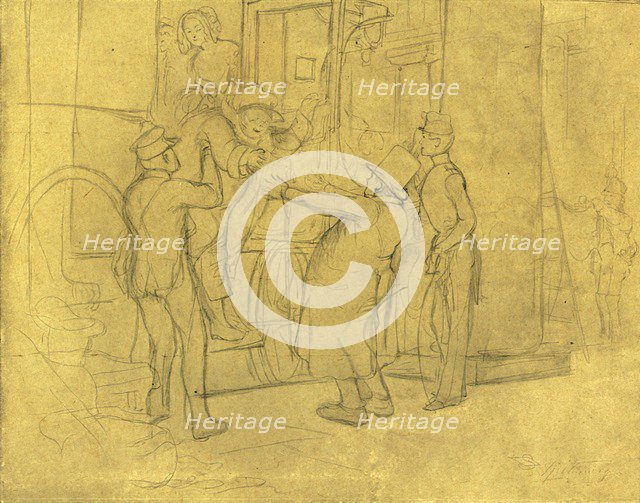 'Willkommen', mid-late 19th century, (c1924). Creator: Carl Spitzweg.