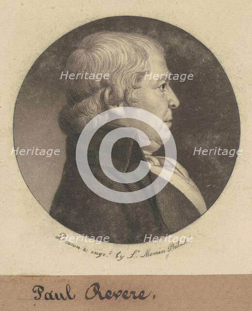 Paul Revere, 1800. Creator: Charles Balthazar Julien Févret de Saint-Mémin.