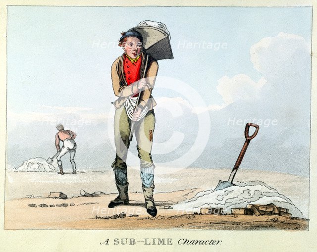 'A Sub-Lime Character', early 19th century. Artist: Unknown
