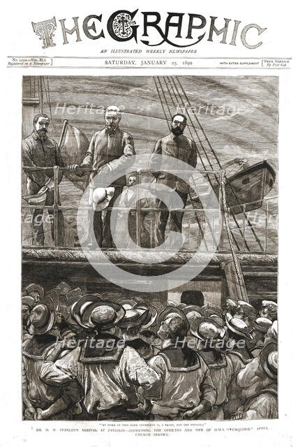 ''The Graphic, Front Cover Saturday January 25. 1890',1890. Creator: Charles Edwin Fripp.