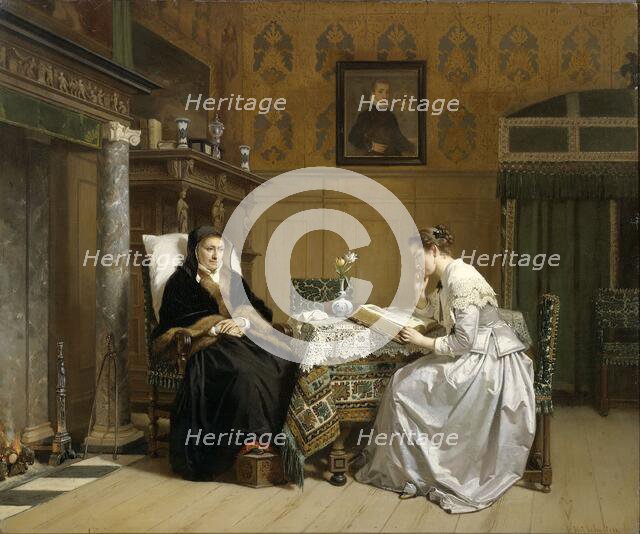 Sunday Morning, 1865-1868. Creator: Hendrick Jacobus Scholten.