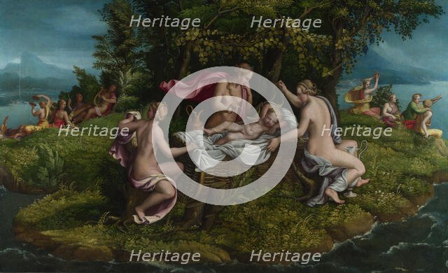 The Infancy of Jupiter , 1530s. Creator: Romano, Giulio, (Workshop)  .