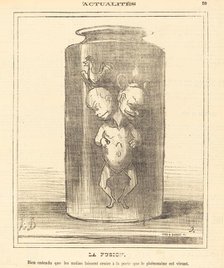 La fusion, 1872. Creator: Honore Daumier.