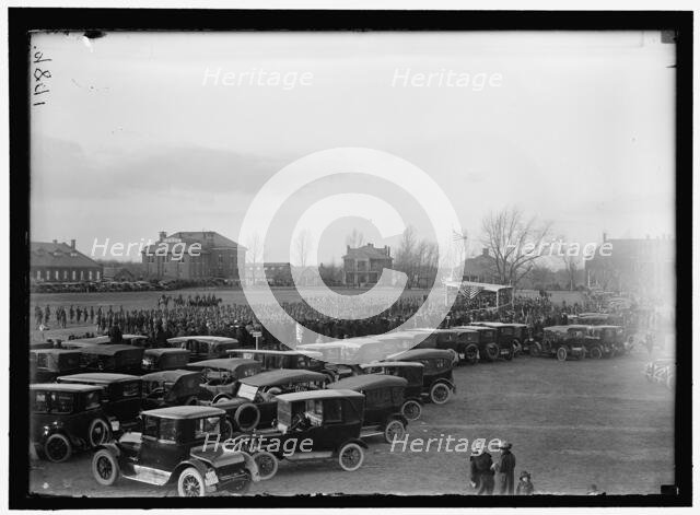 Fort Myer Officers Training School, between 1916 and 1918. Creator: Harris & Ewing.