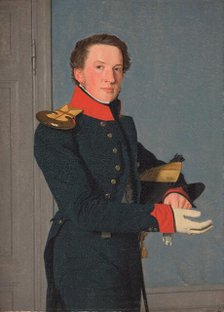 Portrait of the Naval Lieutenant D. Christen Schifter Feilberg, 1832-1836. Creator: Christen Købke.