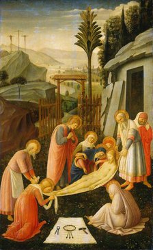 The Entombment of Christ, c. 1450. Creator: Fra Angelico.
