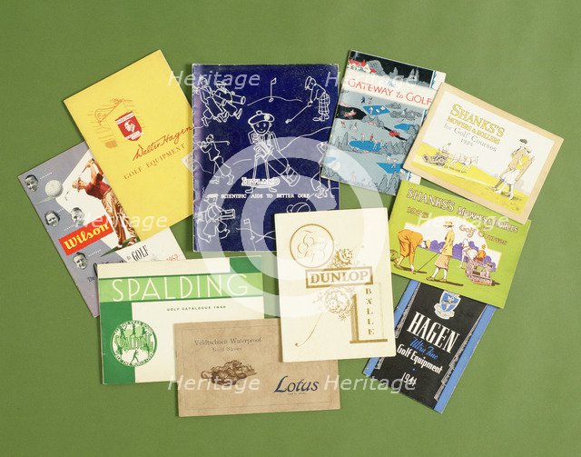 Catalogues issued by manufacturers and retailers of golf equipment, 1920s-1950s. Artist: Unknown