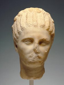 Head of a Woman, about 320 BC. Creator: Unknown.