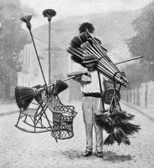 Broom vendor, Rio de Janeiro, Brazil, 1922. Artist: Unknown