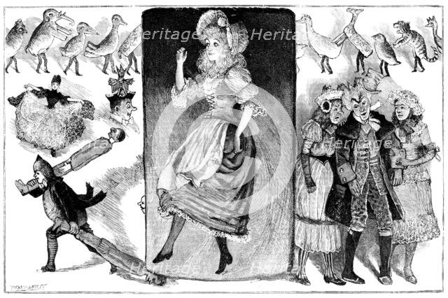 Pantomime of "Cinderella" at Her Majesty's Theatre, 1890. Creator: P Naumann.