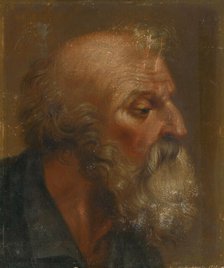 Head Study of an Apostle, 1835. Creator: H Mednyanszky.