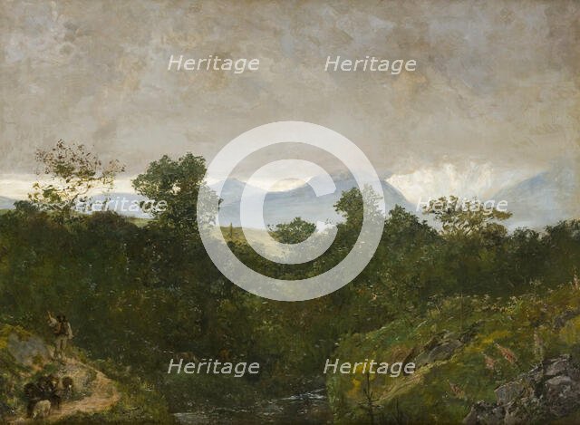 Landscape from Podhale, 1892. Creator: Wojciech Gerson.