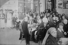 French Nurses at R.R. station, Geneva, between c1915 and c1920. Creator: Bain News Service.