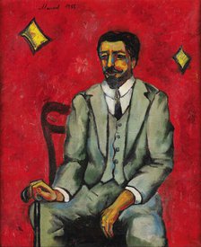 Portrait of an elegant man , 1915. Creator: Mashkov, Ilya Ivanovich (1881-1944).