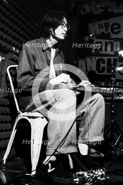 Maya Akechi and Alborg live at Hope & Anchor, Islington, London, May 2025. Creator: Annapaola Marchesani.