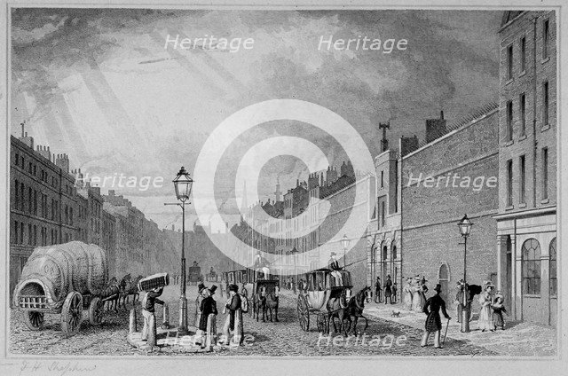 Fleet Prison, City of London, 1829. Artist: J Henshall